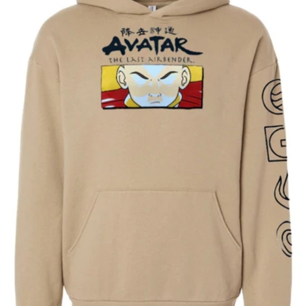 Avatar The Last Airbender Tan Hoodie